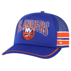 New York Islanders '47 Sideband Stripes Trucker Snapback Hat - Royal - NHL