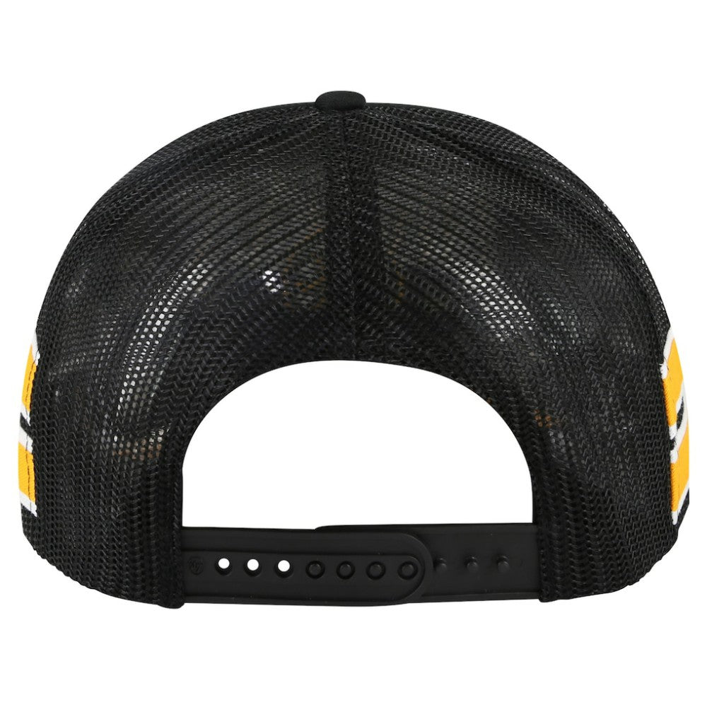 Pittsburgh Penguins '47 Sideband Stripes Trucker Snapback Hat - Black - NHL