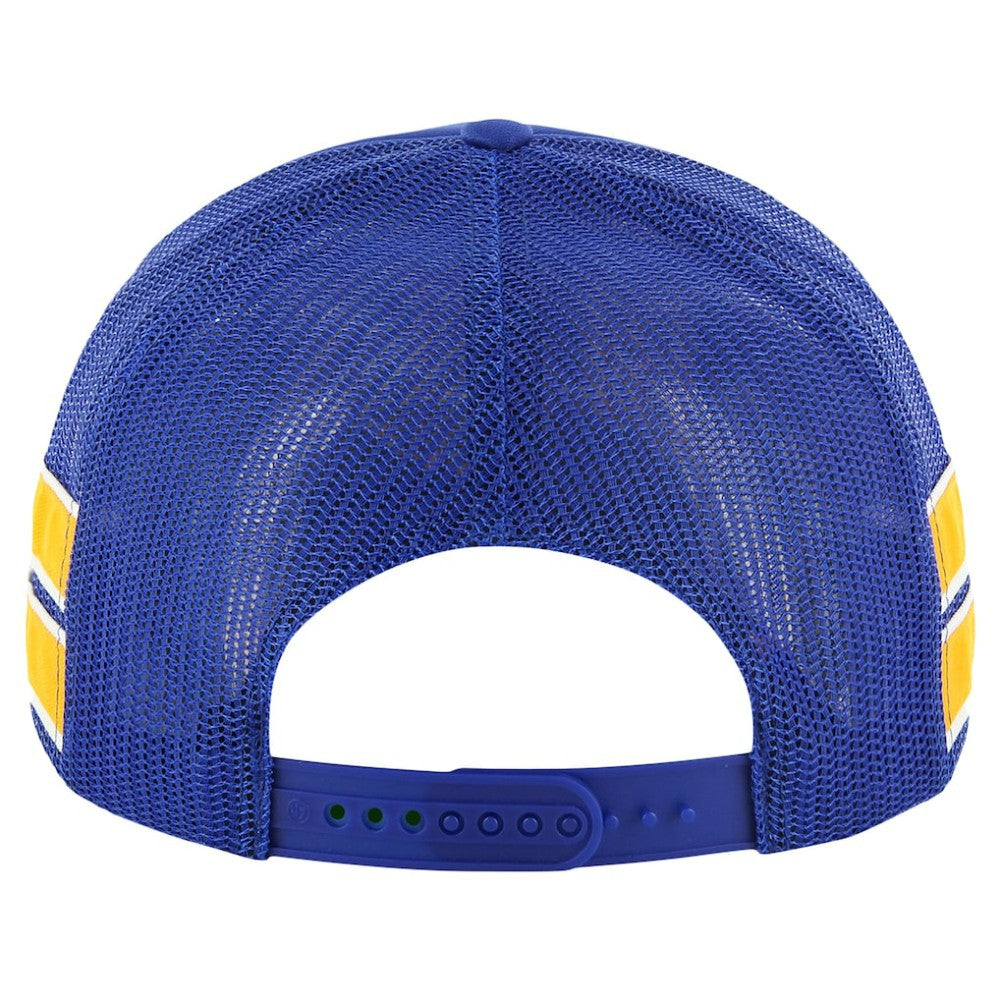 St. Louis Blues '47 Sideband Stripes Trucker Snapback Hat - Blue - NHL