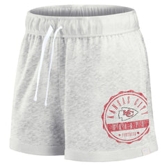 Kansas City Chiefs Women's Vintage Badge Shorts Oatmeal | Fanatics