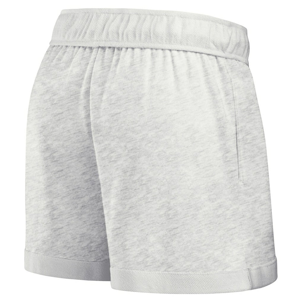 Las Vegas Raiders Women's Vintage Badge Shorts Oatmeal | Fanatics