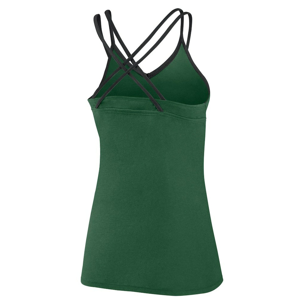 New York Jets Women's Go For It Strappy Crossback Tank Top Green | Fanatics