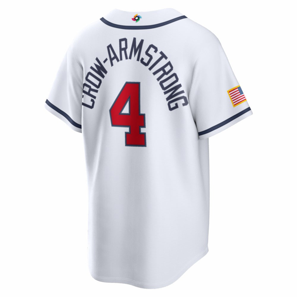 Pete Crow-Armstrong USA Baseball Nike 2026 World Baseball Classic Home Stadium Jersey - MLB