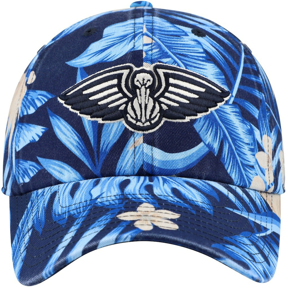 New Orleans Pelicans '47 Tropicalia Floral Clean Up Adjustable Hat Navy - NBA