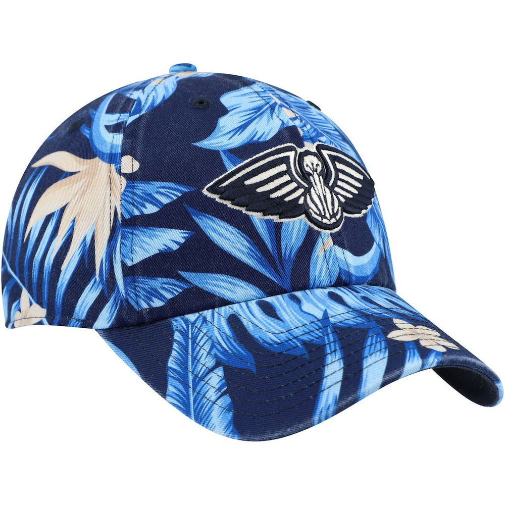 New Orleans Pelicans '47 Tropicalia Floral Clean Up Adjustable Hat Navy - NBA