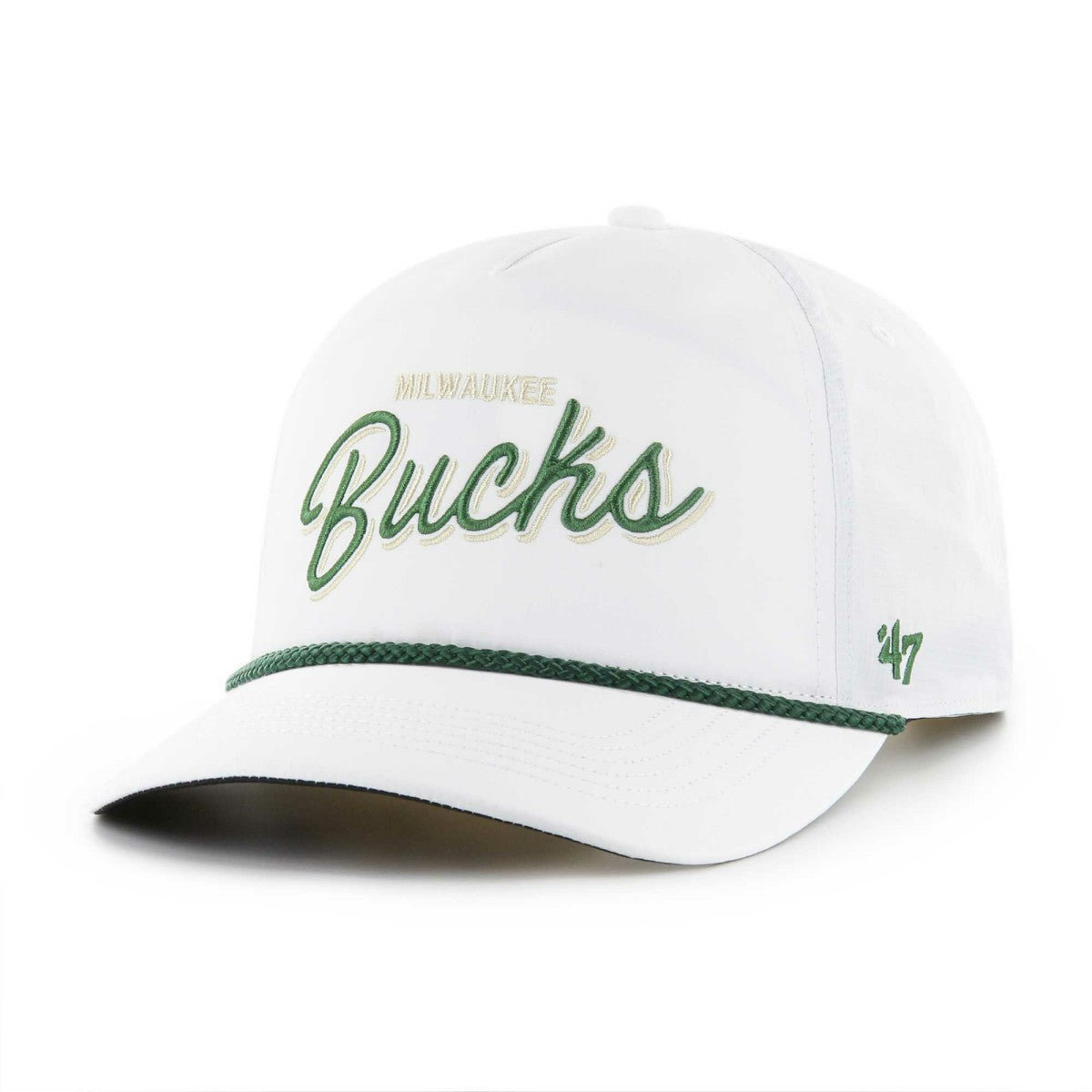 Milwaukee Bucks '47 Fairway Hitch brrr Adjustable Hat White - NBA