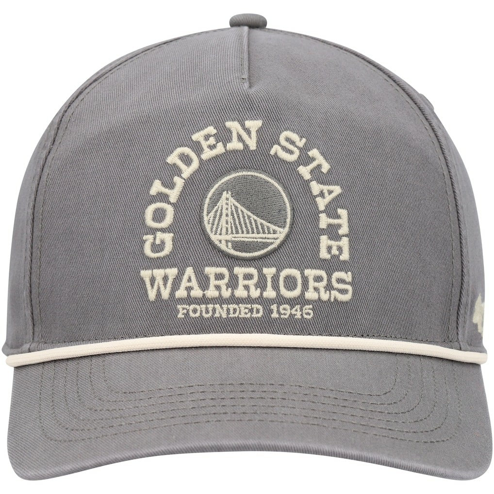 Golden State Warriors '47 Canyon Ranchero Hitch Adjustable Hat Charcoal - NBA