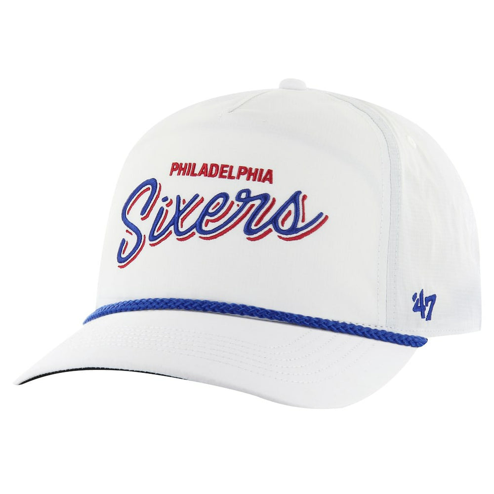 Philadelphia 76ers '47 Fairway Hitch brrr Adjustable Hat White - NBA