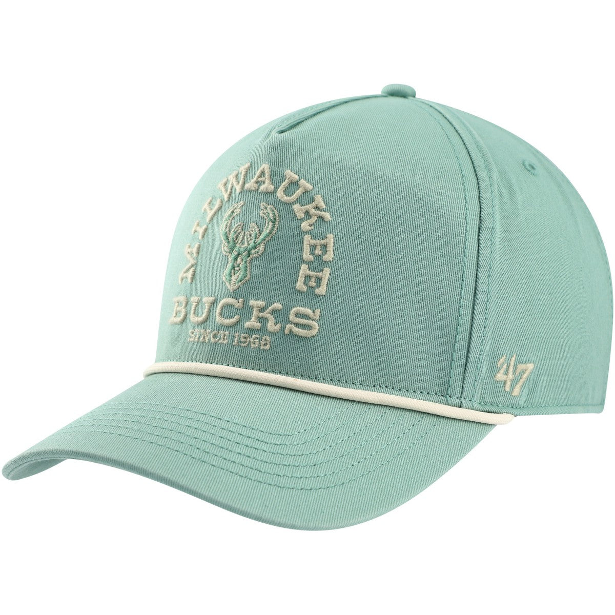 Milwaukee Bucks '47 Canyon Ranchero Hitch Adjustable Hat Green - NBA