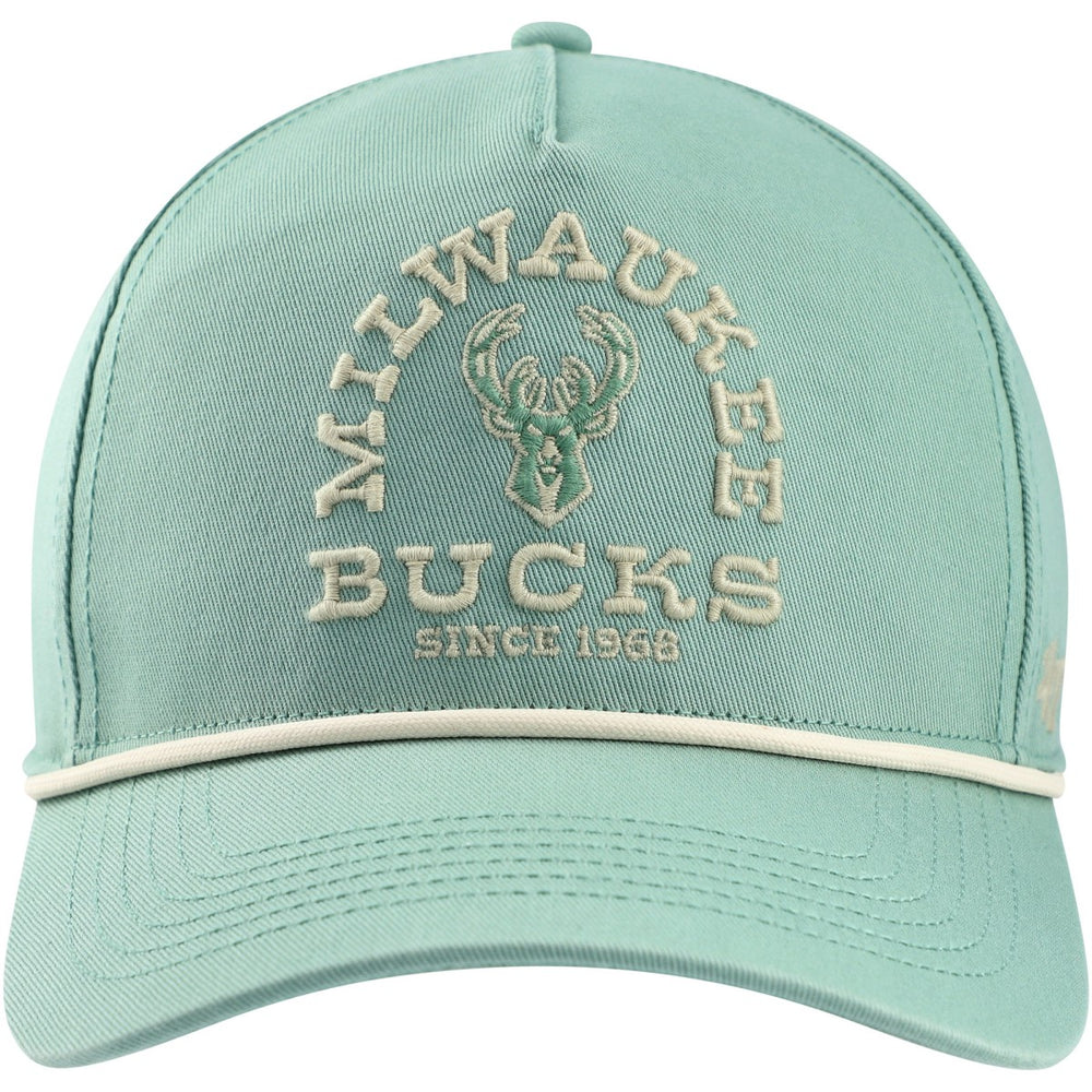 Milwaukee Bucks '47 Canyon Ranchero Hitch Adjustable Hat Green - NBA