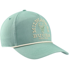 Milwaukee Bucks '47 Canyon Ranchero Hitch Adjustable Hat Green - NBA