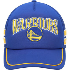 Golden State Warriors '47 Sidebrand Stripes Trucker Adjustable Hat Royal - NBA