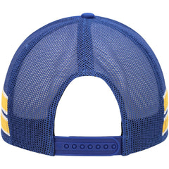 Golden State Warriors '47 Sidebrand Stripes Trucker Adjustable Hat Royal - NBA