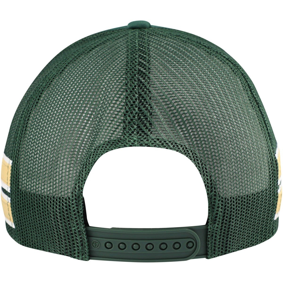 Milwaukee Bucks '47 Sidebrand Stripes Trucker Adjustable Hat Hunter Green - NBA
