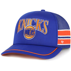New York Knicks '47 Sidebrand Stripes Trucker Adjustable Hat Blue - NBA