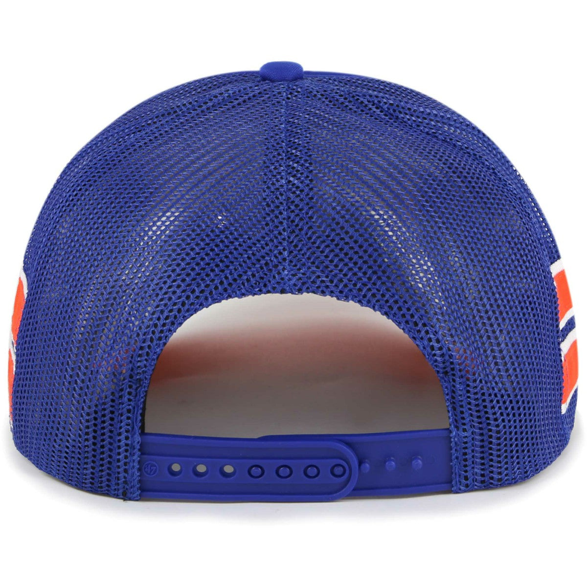 New York Knicks '47 Sidebrand Stripes Trucker Adjustable Hat Blue - NBA