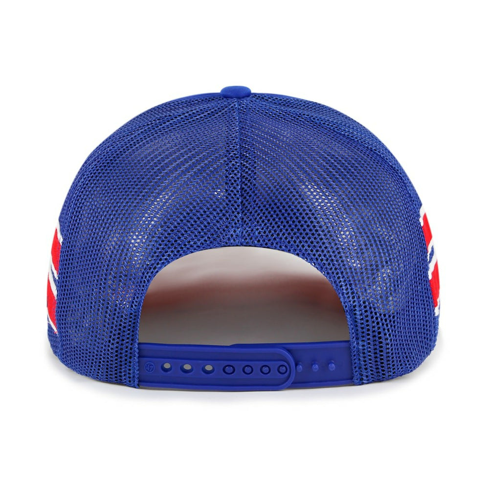 Philadelphia 76ers '47 Sidebrand Stripes Trucker Adjustable Hat Royal - NBA