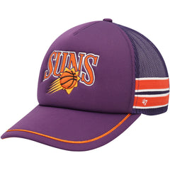 Phoenix Suns '47 Sidebrand Stripes Trucker Adjustable Hat Purple - NBA