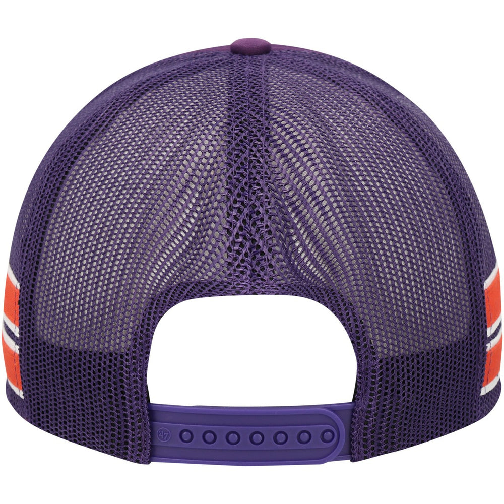 Phoenix Suns '47 Sidebrand Stripes Trucker Adjustable Hat Purple - NBA