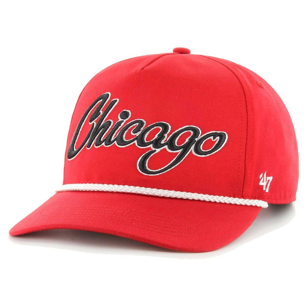 Chicago Bulls '47 Overhand Logo Hitch Adjustable Hat Red - NBA