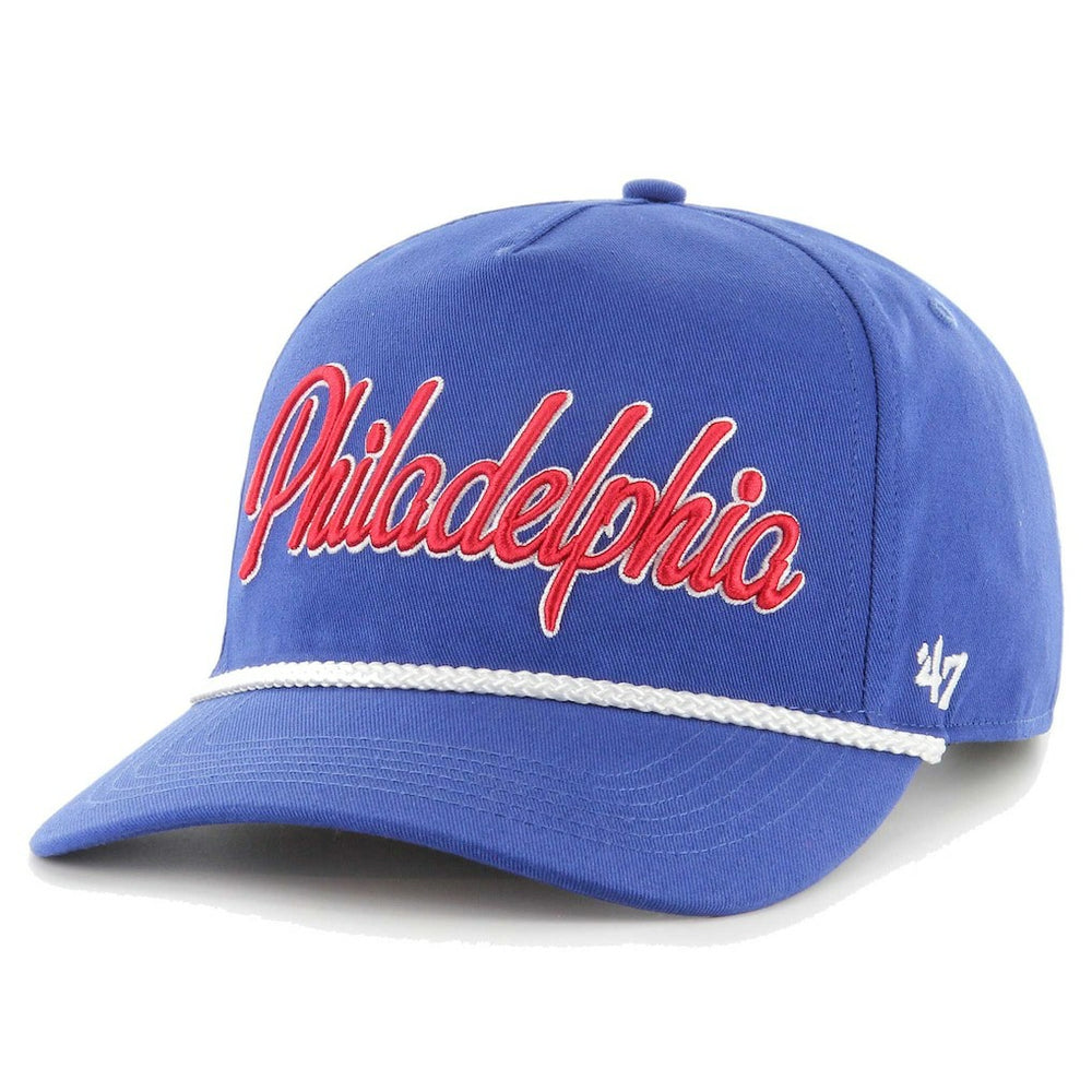 Philadelphia 76ers '47 Overhand Logo Hitch Adjustable Hat Royal - NBA