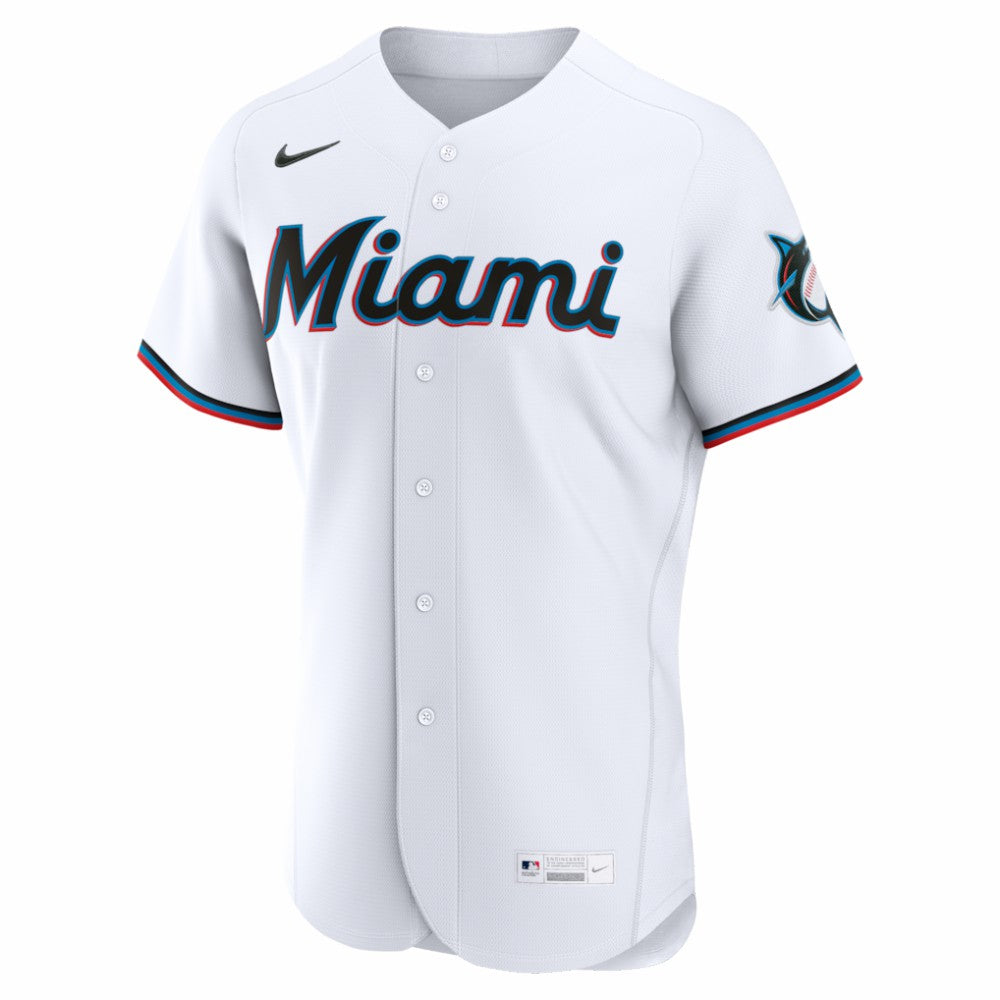 Miami Marlins Nike Home Authentic Custom Jersey - MLB