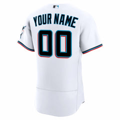 Miami Marlins Nike Home Authentic Custom Jersey - MLB