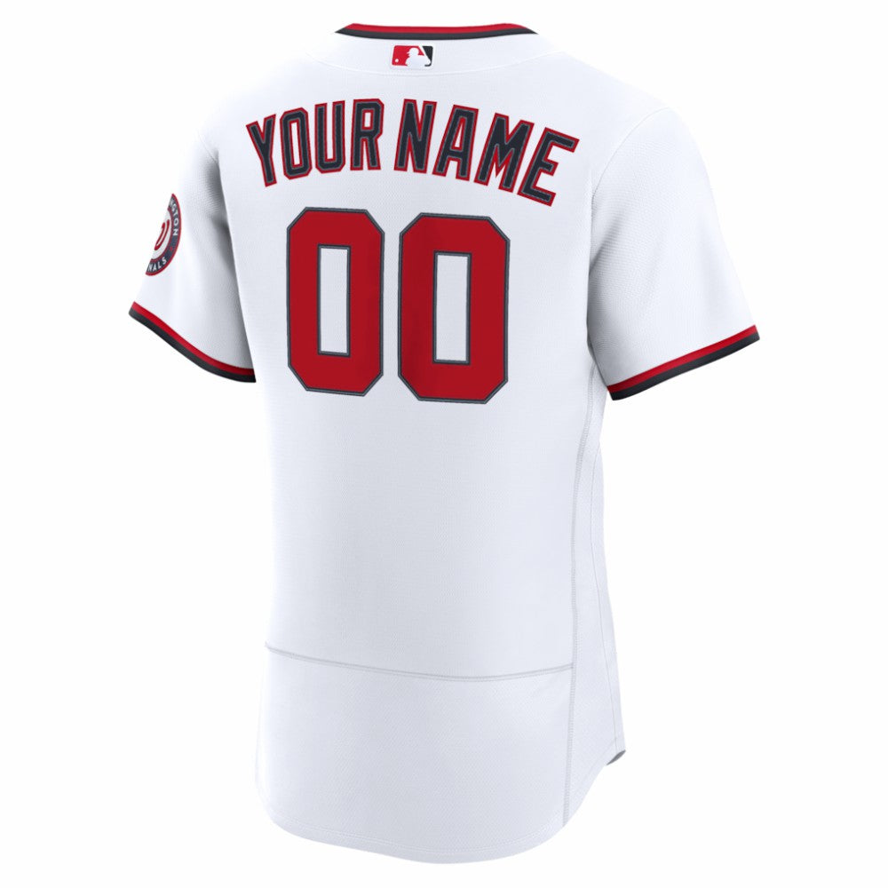Washington Nationals Nike Home Authentic Custom Jersey - MLB