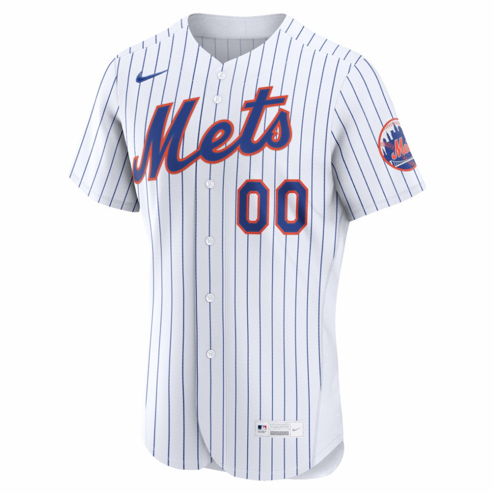 New York Mets Nike Home Authentic Custom Jersey - MLB
