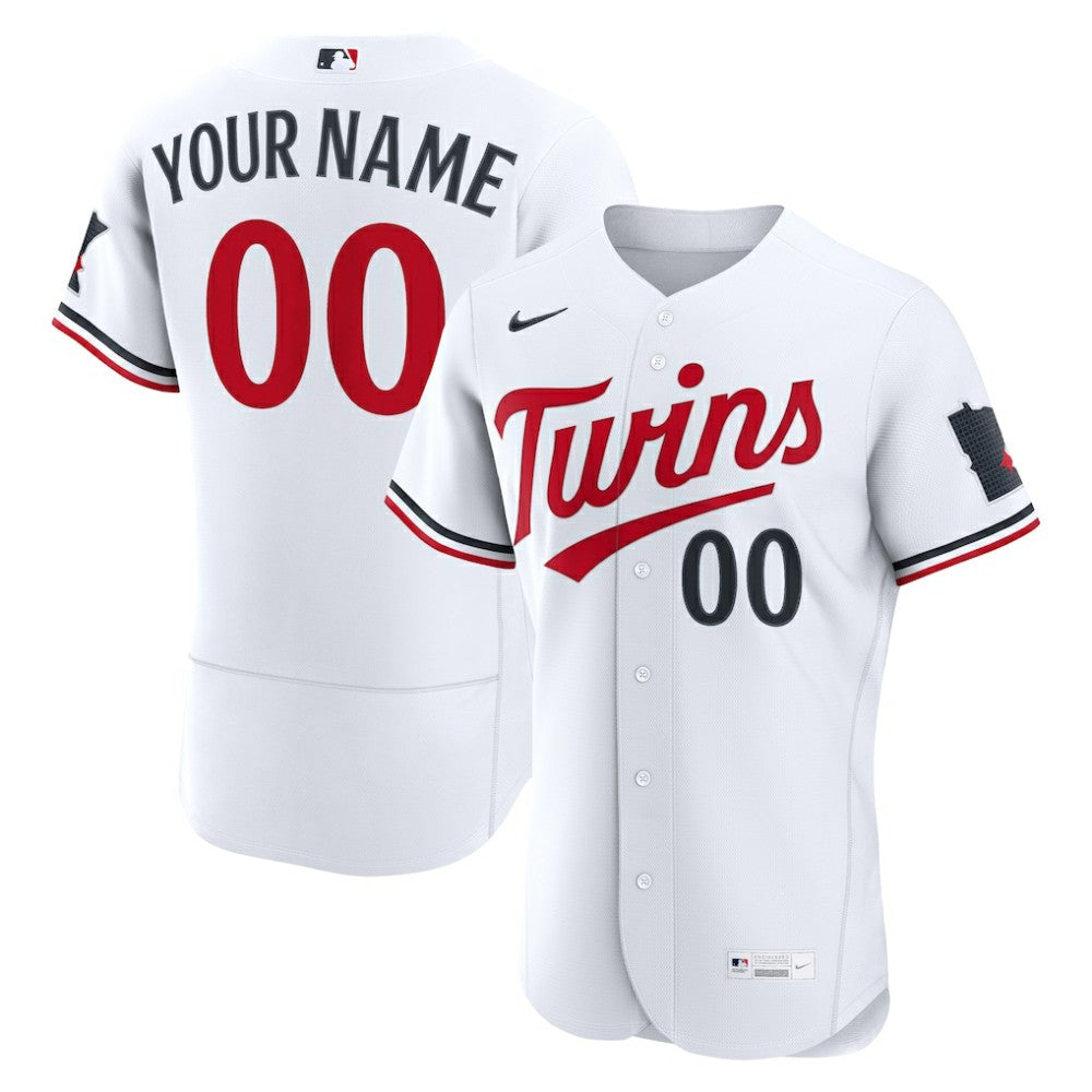 Minnesota Twins Nike Home Authentic Custom Jersey - MLB