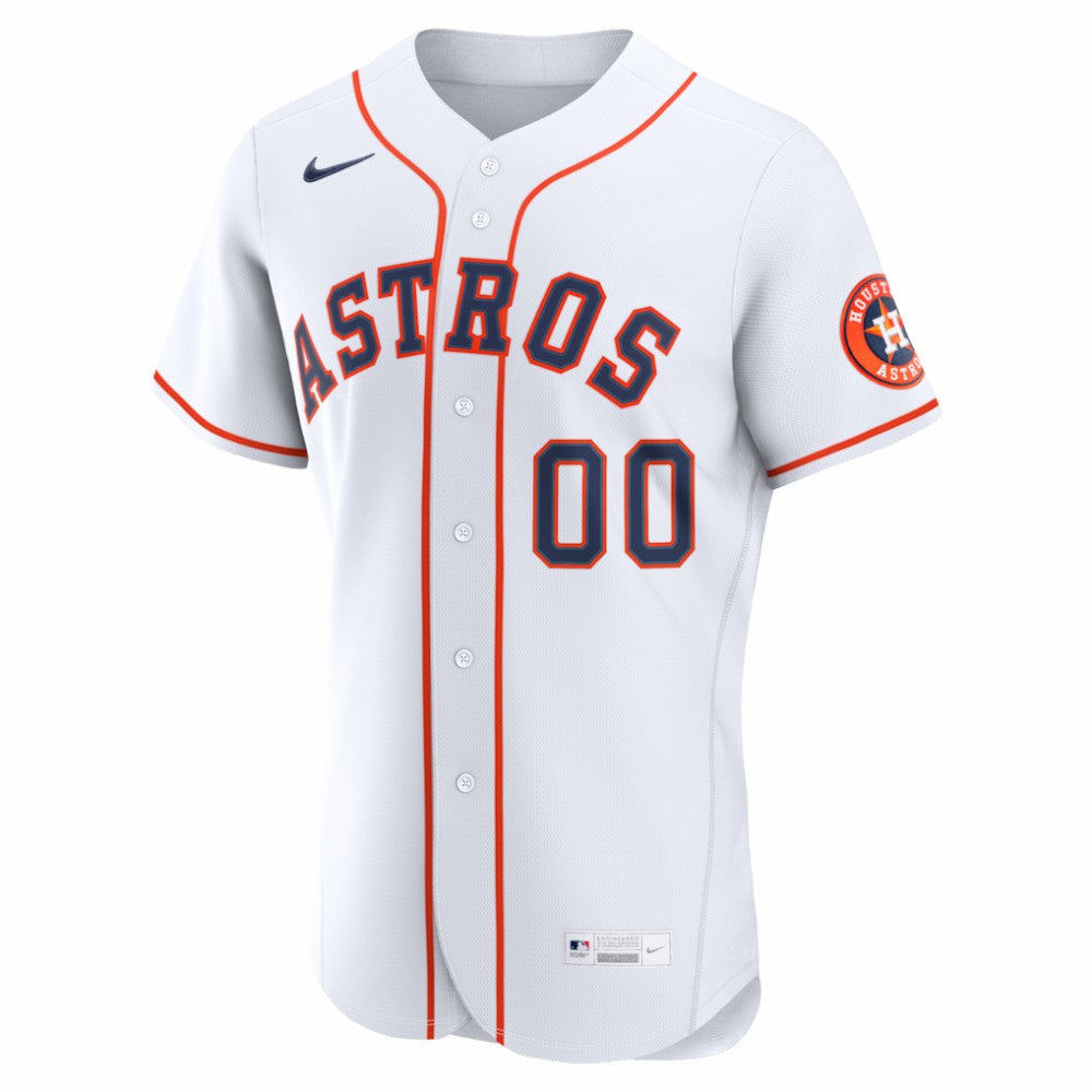 Houston Astros Nike Home Authentic Custom Jersey - MLB