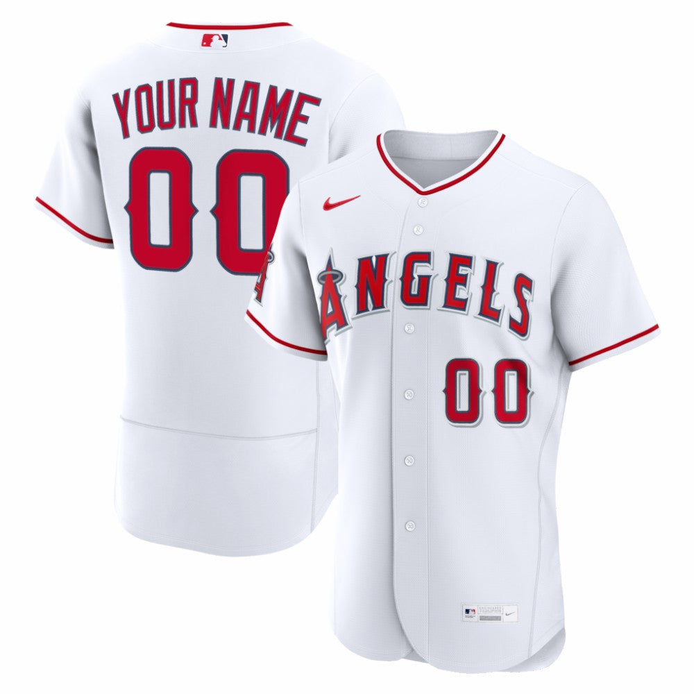 Los Angeles Angels Nike Home Authentic Custom Jersey - MLB