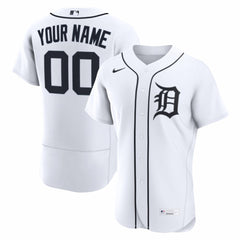 Detroit Tigers Nike Home Authentic Custom Jersey - MLB