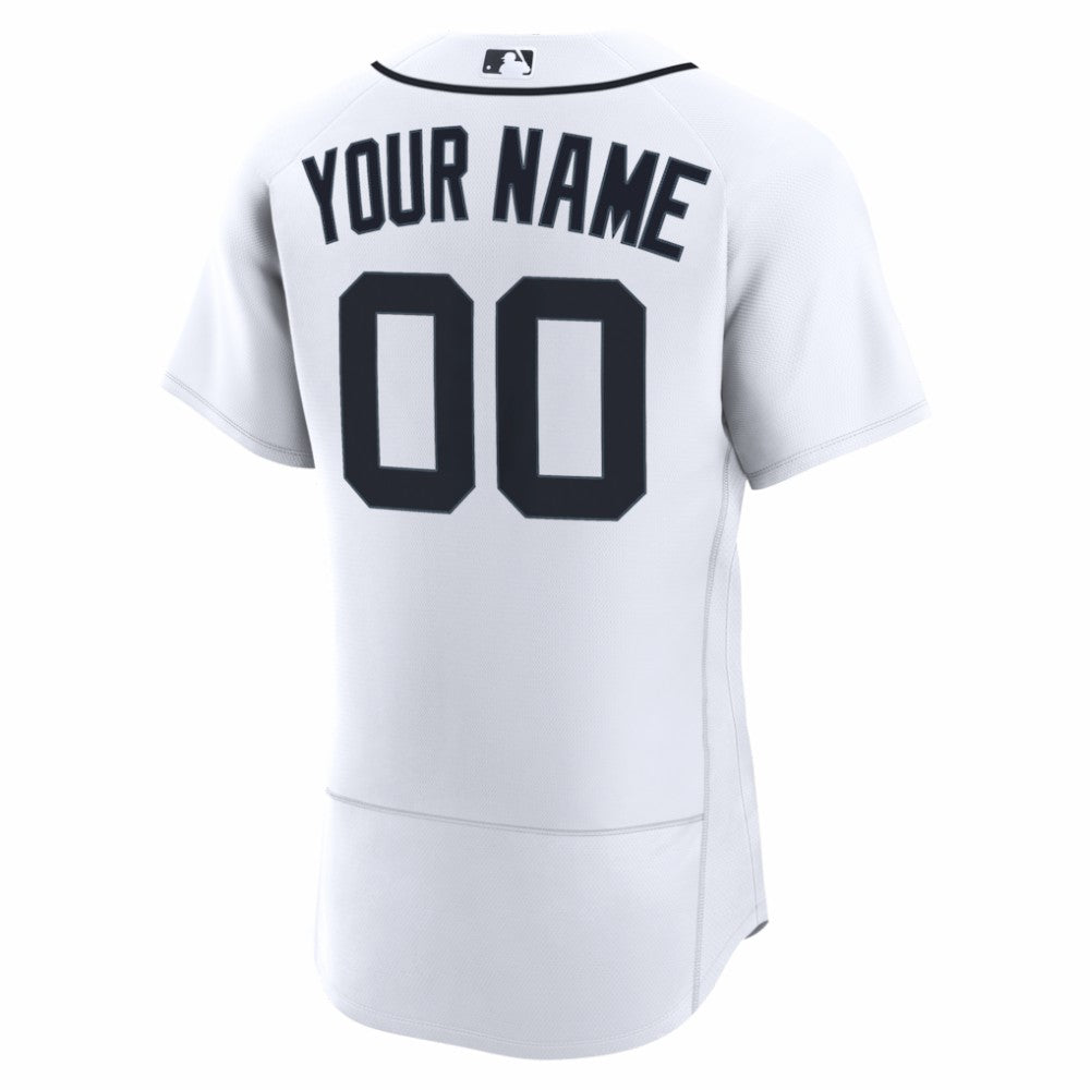 Detroit Tigers Nike Home Authentic Custom Jersey - MLB