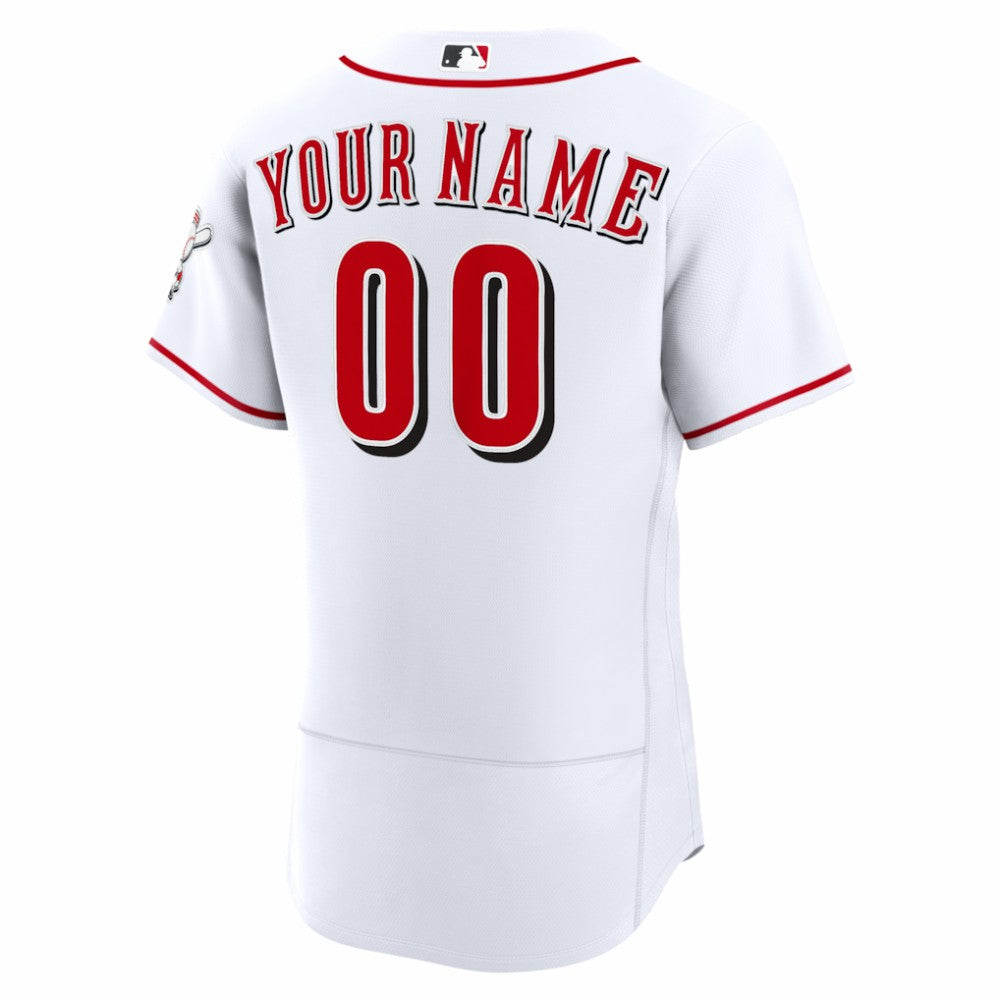 Cincinnati Reds Nike Home Authentic Custom Jersey - MLB