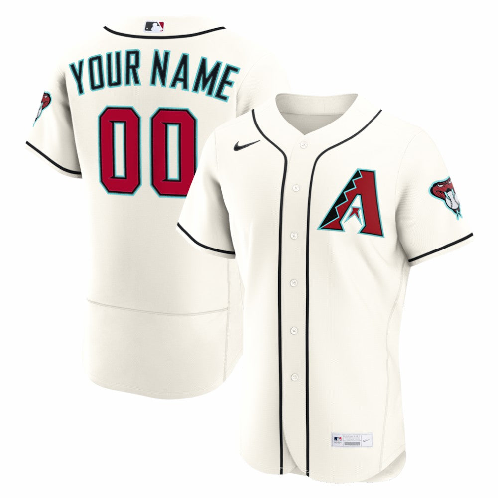 Arizona Diamondbacks Nike Home Authentic Custom Jersey - MLB