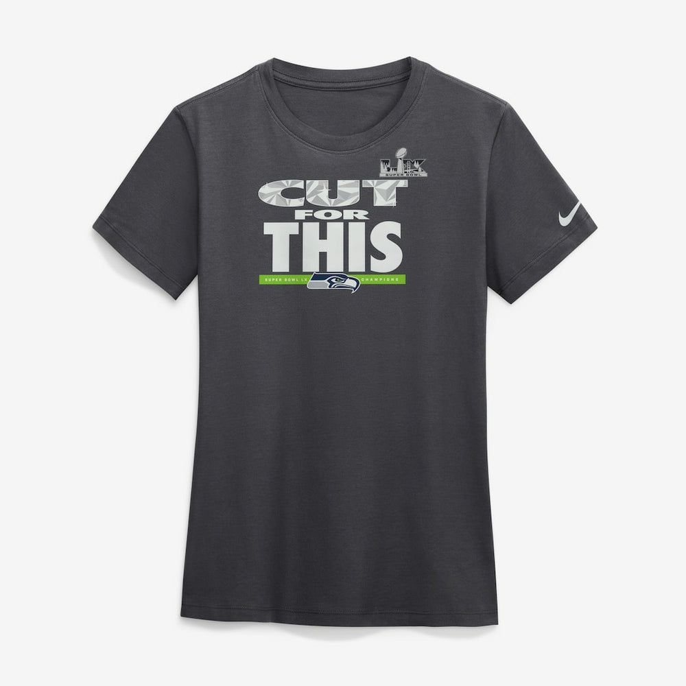 Seattle Seahawks Women's Super Bowl LX Champions Parade T-Shirt Anthracite | Nike for Sale