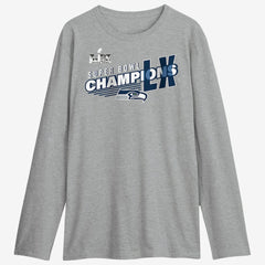 Seattle Seahawks Super Bowl LX Champions Best Teammates Roster Long Sleeve T-Shirt Steel | Fanatics