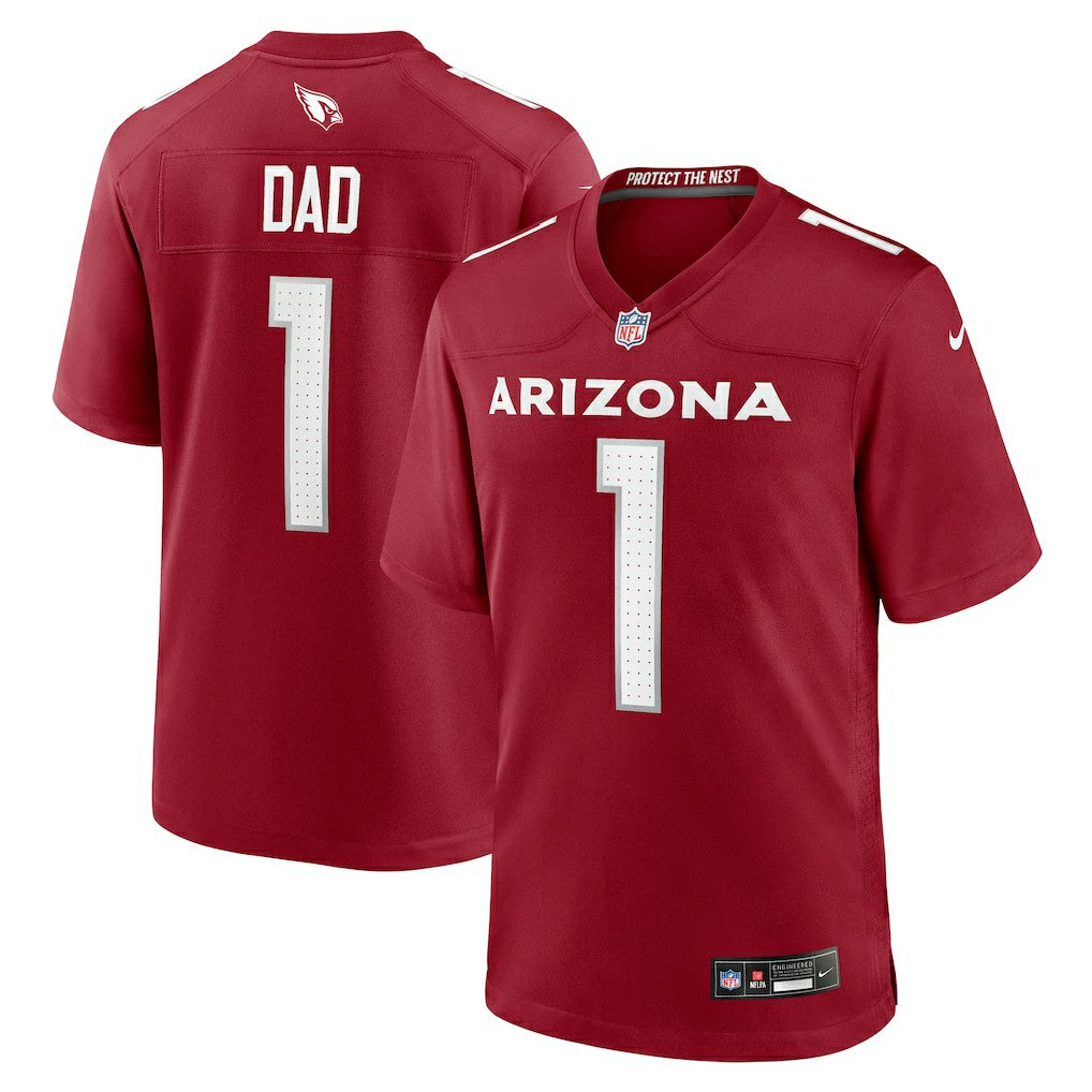 Number 1 Dad Arizona Cardinals Game Jersey Cardinal | Nike for Sale