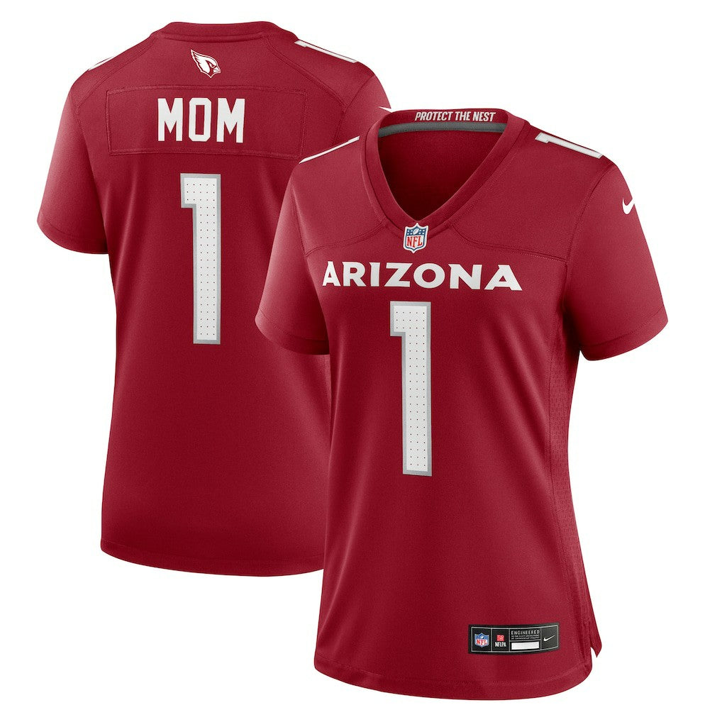Number 1 Mom Arizona Cardinals Women's Game Jersey Cardinal | Nike for Sale