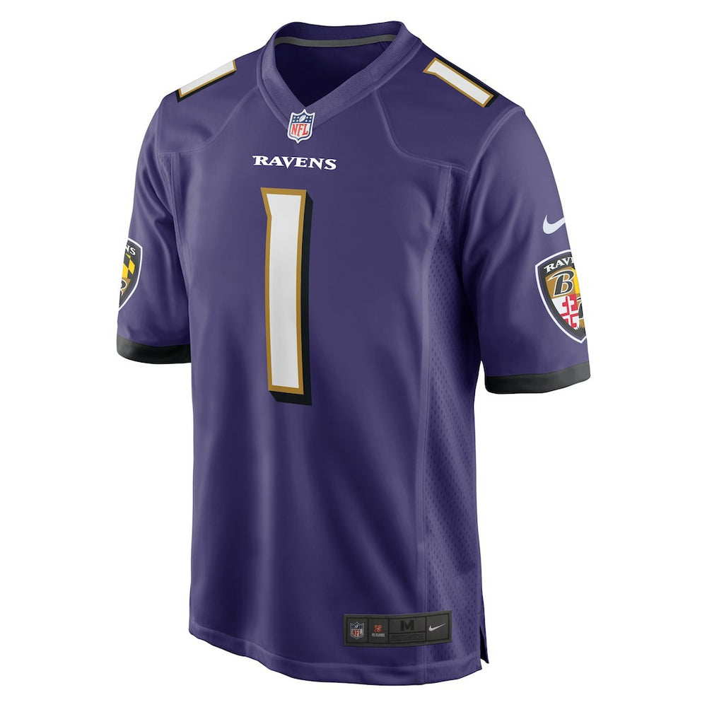 Number 1 Dad Baltimore Ravens Game Jersey Purple | Nike for Sale
