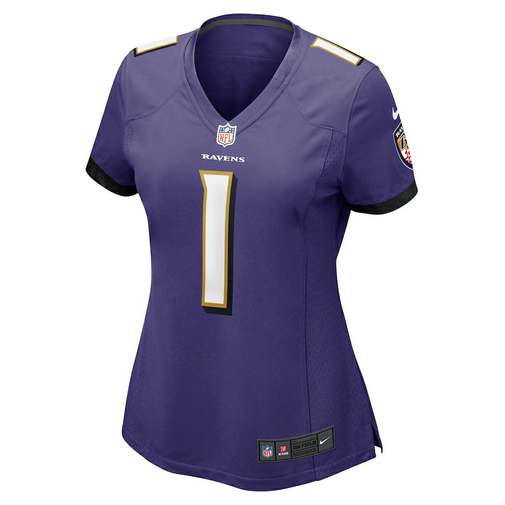 Number 1 Mom Baltimore Ravens Women's Game Jersey Purple | Nike for Sale