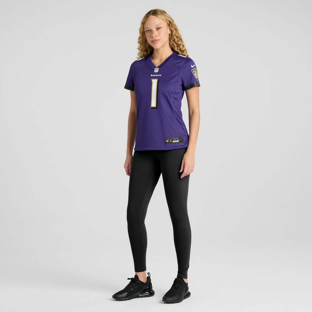 Number 1 Mom Baltimore Ravens Women's Game Jersey Purple | Nike for Sale