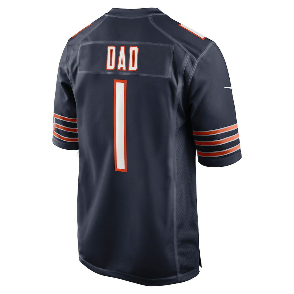 Number 1 Dad Chicago Bears Game Jersey Navy | Nike for Sale