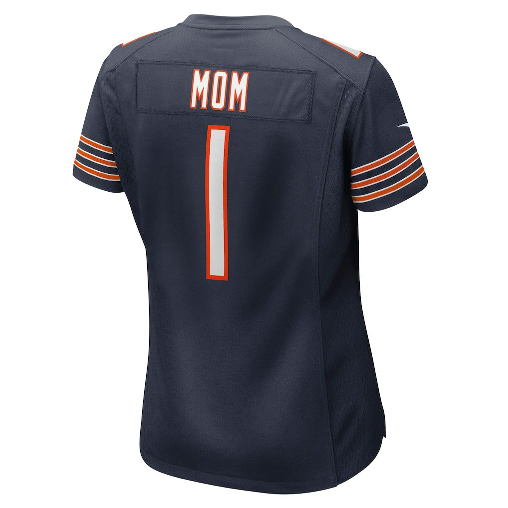 Number 1 Mom Chicago Bears Women's Game Jersey Navy | Nike for Sale