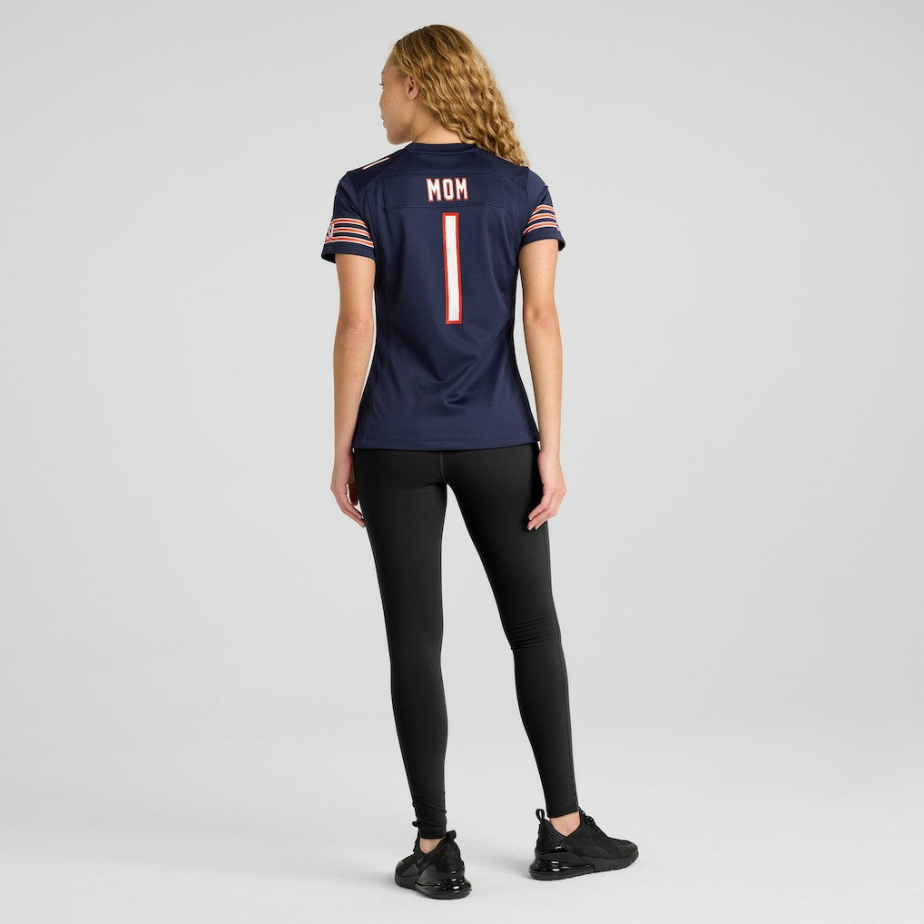 Number 1 Mom Chicago Bears Women's Game Jersey Navy | Nike for Sale