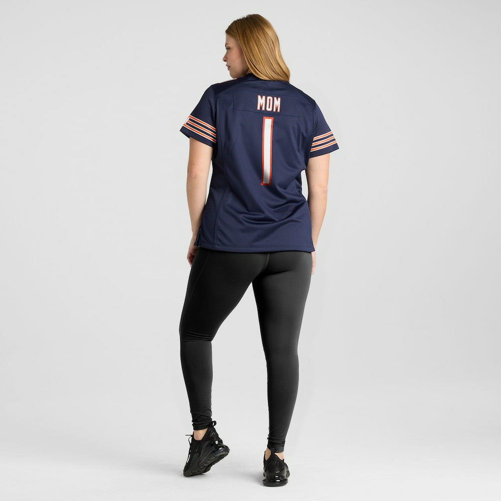 Number 1 Mom Chicago Bears Women's Game Jersey Navy | Nike for Sale