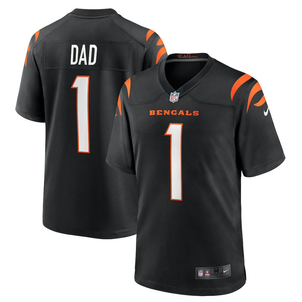 Number 1 Dad Cincinnati Bengals Game Jersey Black | Nike for Sale