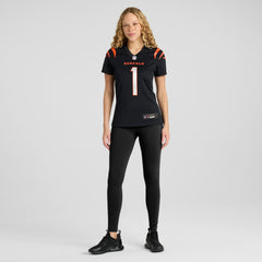 Number 1 Mom Cincinnati Bengals Women's Game Jersey Black | Nike for Sale