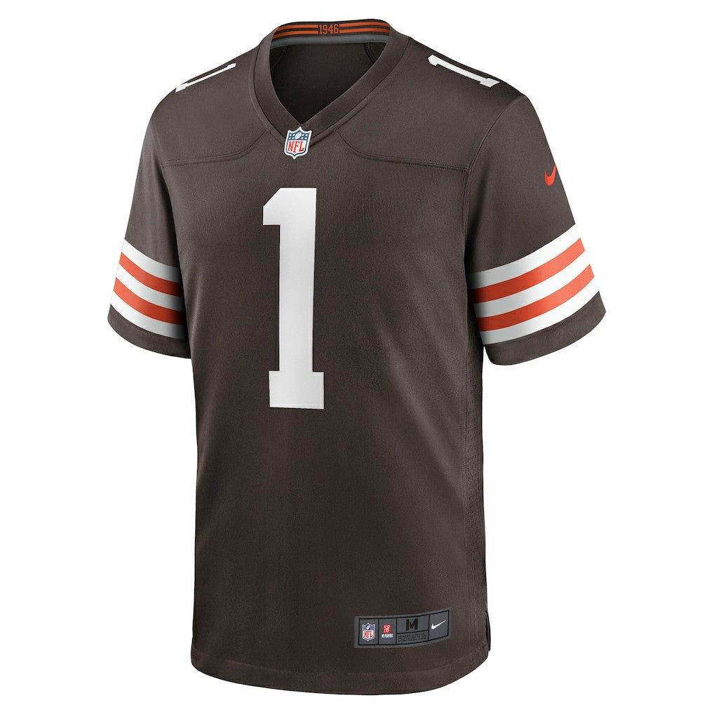 Number 1 Dad Cleveland Browns Game Jersey Brown | Nike for Sale